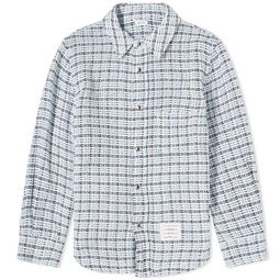 Thom Browne Crochet Shirt Jacket Medium Blue