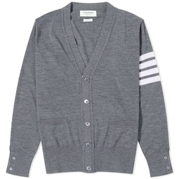 Thom Browne Classic Merino Cardigan Medium Grey