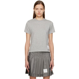Grey Relaxed T-Shirt 231381F110001