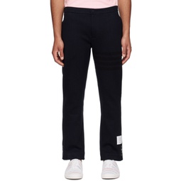 Navy 4-Button Trousers 231381M191022