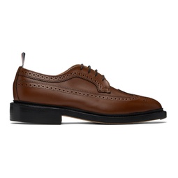 Brown Longwing Brogue Oxfords 241381M225004