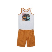 Little Boys 2-Piece Logo Tank Top & Shorts Set