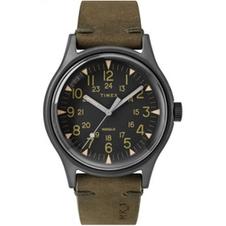 Timex MK1 40 mm Stainless Steel Gunmetal Olive Watch TW2R97000