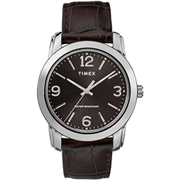 Timex Mens Core 39 mm Leather Strap Watch