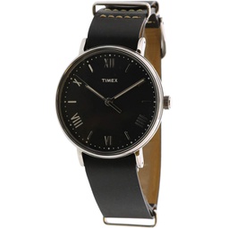 Timex Mens Southview TW2R28600 Black Leather Quartz Fashion Watch