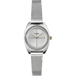 Timex Milano Petite 24 mm Silver Dial Watch TW2T37700