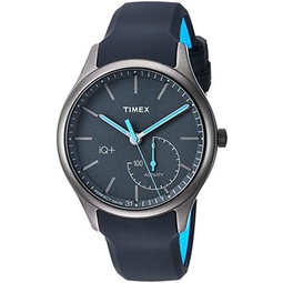 Timex Mens IQ+ Move Activity Tracker Silicone Strap Smart Watch