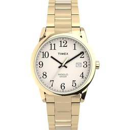 Timex Mens Easy Reader Date Stainless Steel 팔찌 38mm Watch