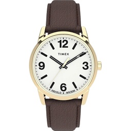 Timex Easy Reader 38mm Mens Leather Strap Watch