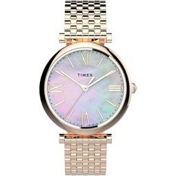Timex 35 mm Parisienne 3-Hand Rose Gold/Mother-of-Pearl/Rose Gold One Size