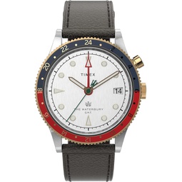 Timex Mens Waterbury Traditional GMT 39mm TW2U99100VQ Quartz Watch