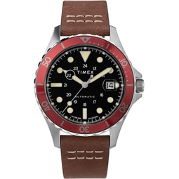 Timex Navi XL 41mm Automatic Red Brown