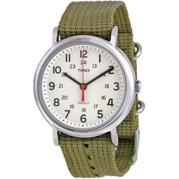 Timex Weekender Slip Through Casual Watch - Olive Green