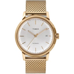 Timex Mens Marlin Automatic Watch with Stainless Steel Strap, Gold, 20 (Model: TW2T34600)