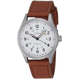 Timex 38 mm Expedition North Field Post Mechanical Eco-Friendly Leather Strap Watch