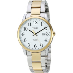 Timex Mens TW2R23500 Easy Reader Two-Tone/White Stainless Steel Bracelet Watch