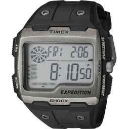 Timex Mens TW4B02500 Expedition Grid Shock Black Resin Strap Watch