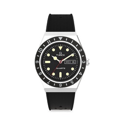 Q Diver Sythentic Strap Watch