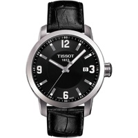 Tissot Mens T055.410.16.057.00 PRC 200 Analog Display Swiss Quartz Black Watch
