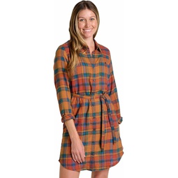 Womens Toad&Co Re-Form Flannel Shirtdress