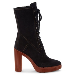 Womens Suede Tall Boots