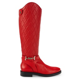 Womens Stivale Leather Knee-High Boots