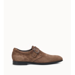 monk strap in suede