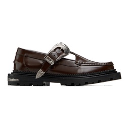 SSENSE Exclusive Brown Loafers 232492F121026