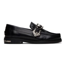 SSENSE Exclusive Black Hardware Loafers 232492F121014