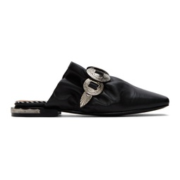 SSENSE Exclusive Black Hardware Loafers 232492F121016