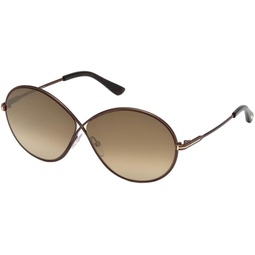 Tom Ford TF 0564 Rania color 48G Brown/Brown gradient new