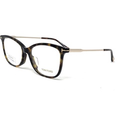 Tom Ford FT5510 Eyeglass Frames - Dark Havana Frame, Dark Havana Lenses, 52 mm Lens FT551052052