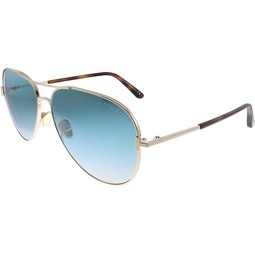 Tom Ford CLARK FT 0823 Rose Gold/Green Shaded 61/14/140 unisex Sunglasses