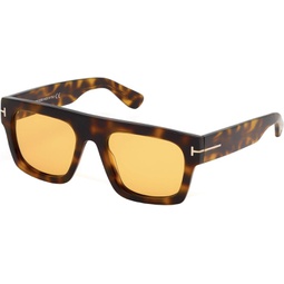Tom Ford FAUSTO FT 0711 Havana/Brown 53/20/145 unisex Sunglasses