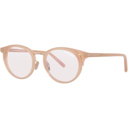 Eyeglasses Tom Ford FT 5784 -D-B Asian fit 072 Shiny Semimilky Pink.t Logo/B