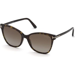 Tom Ford Gia FT0844 Cat Eye Sunglasses for Women + BUNDLE With Designer iWear Eyewear Kit