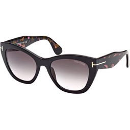 Tom Ford CARA FT 0940 Black/Smoke Shaded 56/20/140 unisex Sunglasses