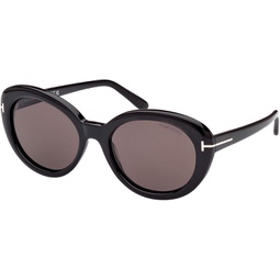 Tom Ford LILY-02 FT 1009 Black/Smoke 55/19/140 women Sunglasses