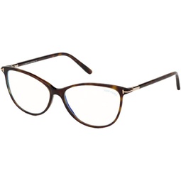 Eyeglasses Tom Ford FT 5616 -B 052 Shiny Classic Dk. Havana W. Rose Gold Details