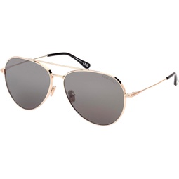 Tom Ford DASHEL-02 FT 0996 Shiny Rose Gold/Grey 62/14/145 unisex Sunglasses