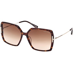 Tom Ford JOANNA FT 1039 Dark Havana/Brown Shaded 59/15/140 women Sunglasses