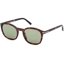Tom Ford JAYSON FT 1020 Dark Havana/Green 52/21/145 unisex Sunglasses