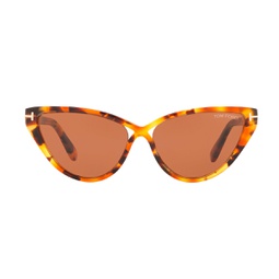 ft0740 55e cat eye sunglasses