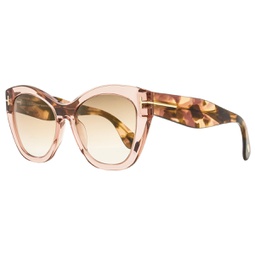 womens butterfly sunglasses tf940 cara 72g pink 56mm