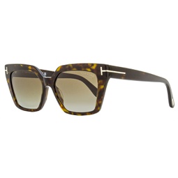 womens winona polarized sunglasses tf1030 52h dark havana 53mm