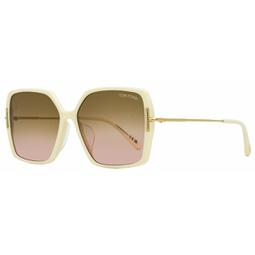 womens joanna butterfly sunglasses tf1039f 25f ivory 59mm