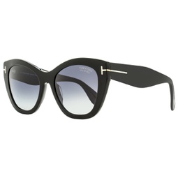 womens butterfly sunglasses tf940 cara 01d black 56mm