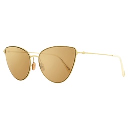 womens cat eye sunglasses tf1005 anais-02 32g gold/ivory 62mm