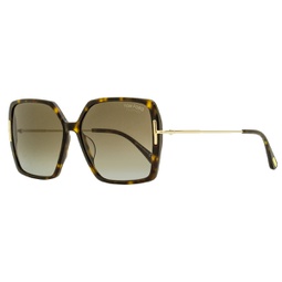 womens joanna butterfly sunglasses tf1039 52h havana/gold 59mm