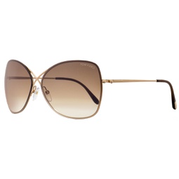 womens butterfly sunglasses tf250 colette 28f rose gold 63mm